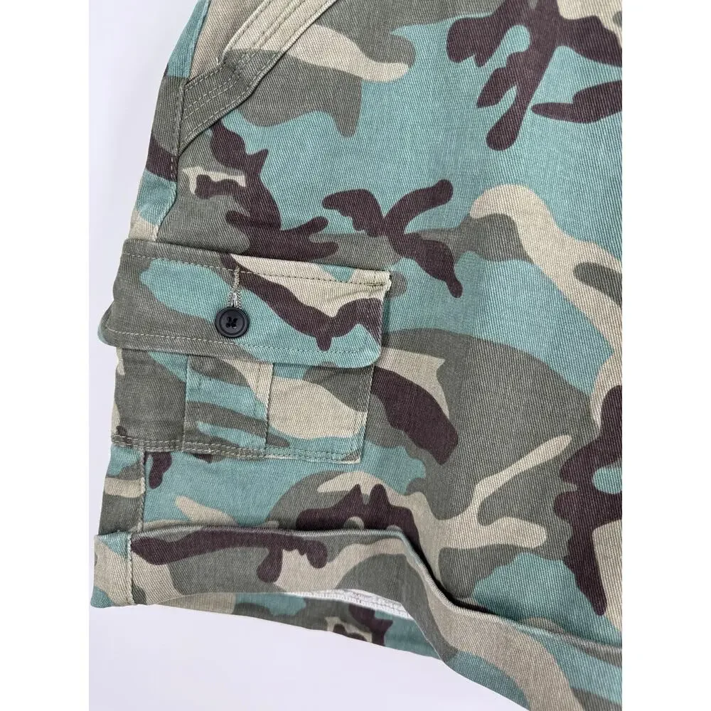 Flamingals Camo Cargo Shorts 3XL 16/18 NWT
